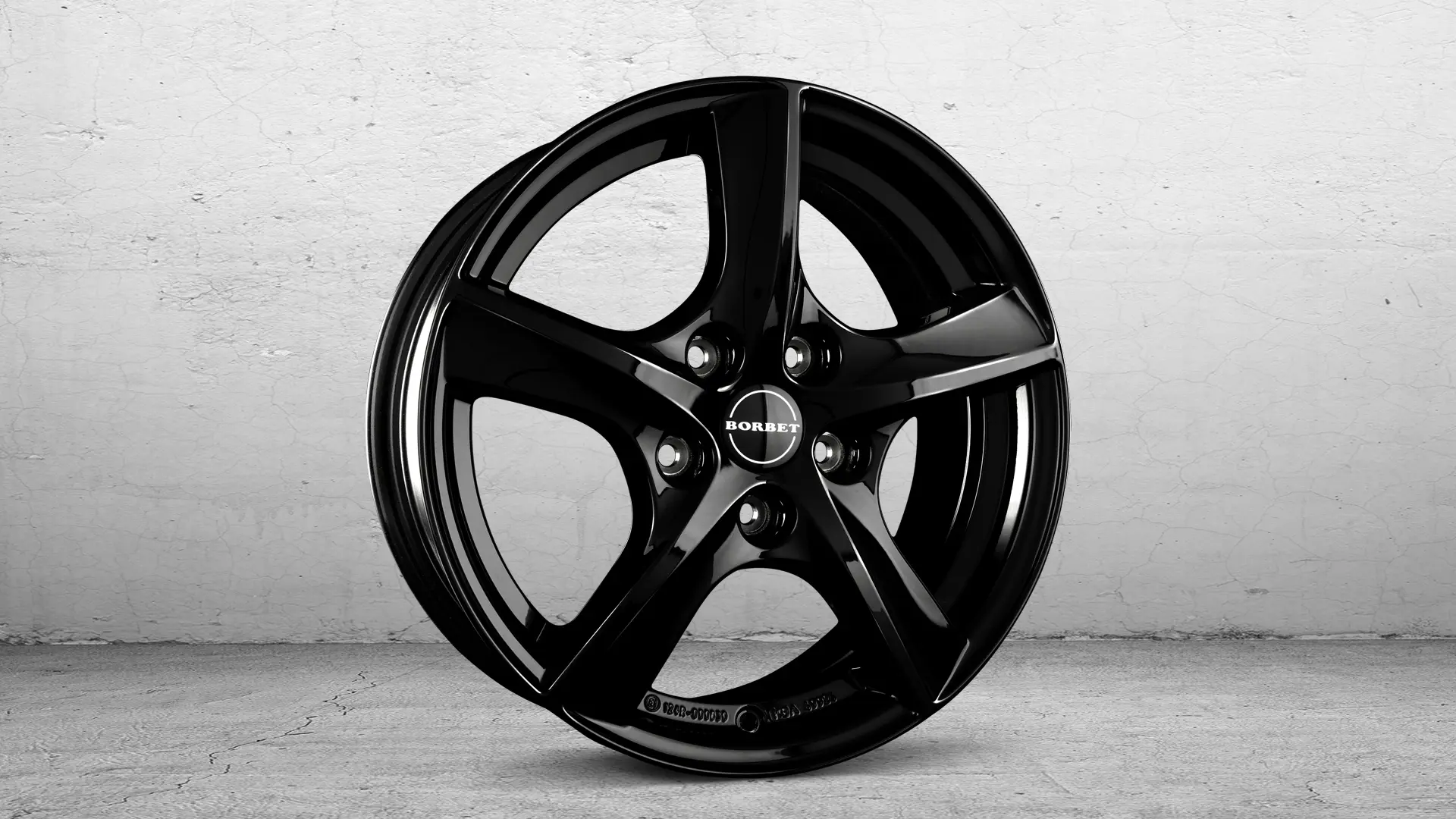 BORBET TL black glossy 5Speiche